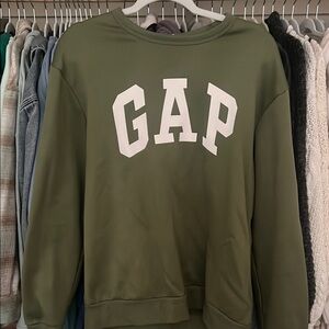 GAP Olive Green Logo Sweatshirt